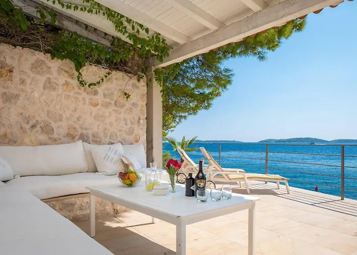 Villa Luxury Beachfront Anemos Hvar With Pool Hvar Town
