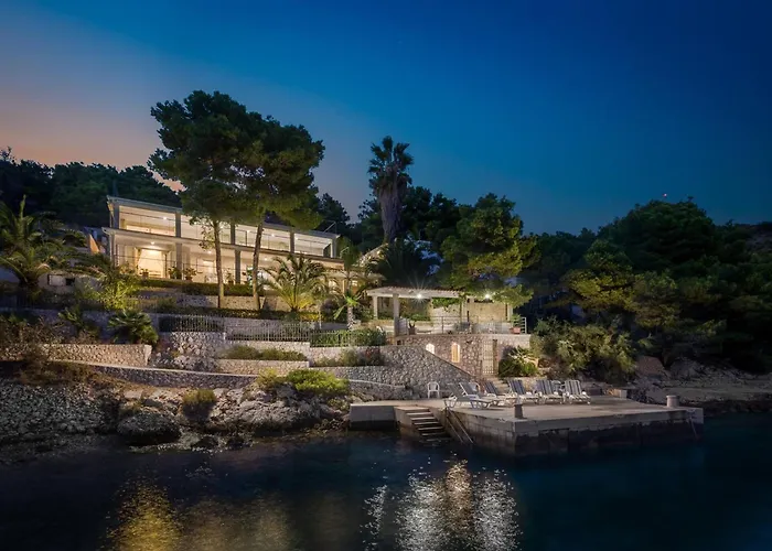 Luxury Beachfront Anemos Hvar With Pool Villa Hvar Town